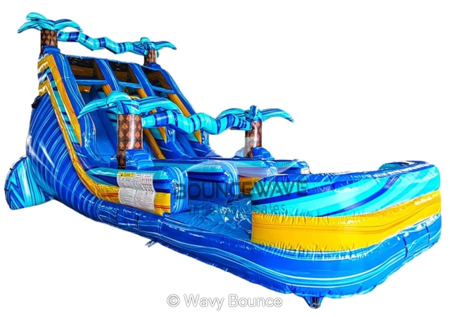 Flashpoint Falls - Wavy Bounce Bouncy House Water Slides Inflatables ...