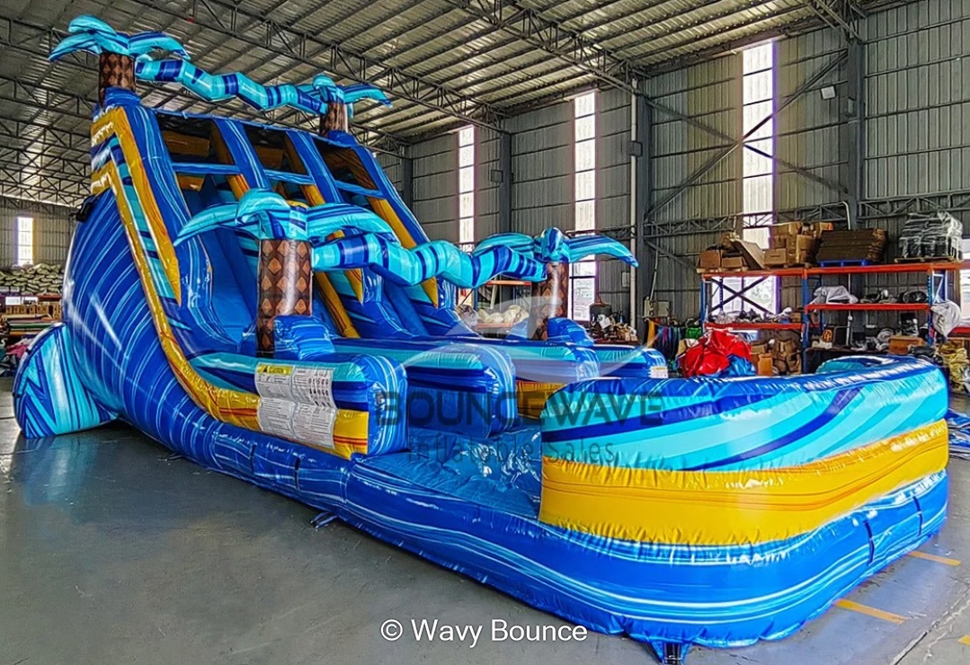 Flashpoint Falls - Wavy Bounce Bouncy House Water Slides Inflatables ...