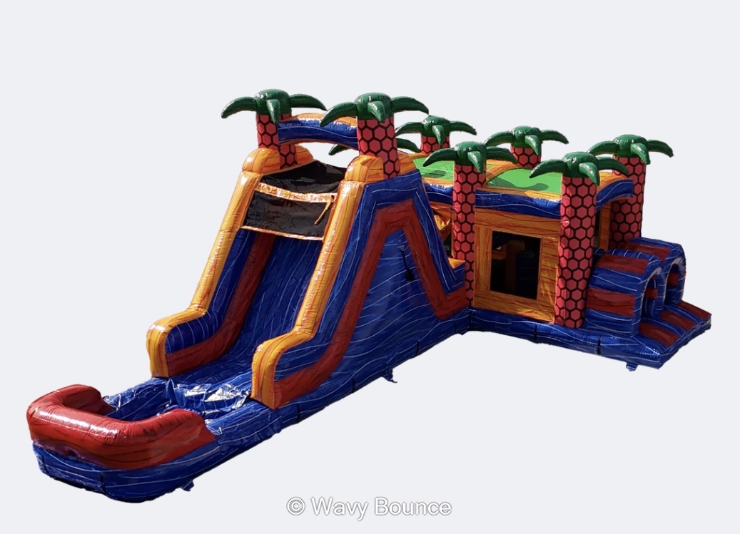 Wet and dry obstacle course